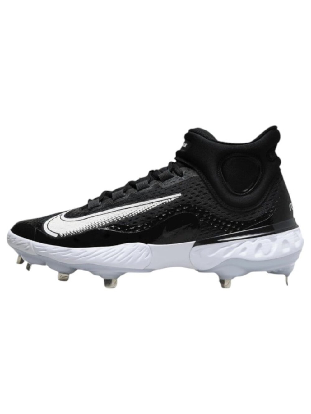 Nike Alpha Huarache Elite 4 Mid Metal Baseball Cleat Black DJ6520-001 Men 14 NEW